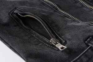 Chaqueta de Mezclilla Ecológica 100% Algodón para Hombre, Estilo Urbano, Transpirable, de Secado Rápido, Corte Holgado y Ligero para Invierno - Product Image 5