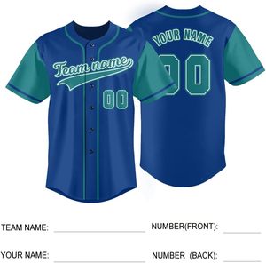 Maillot de baseball personnalisé, uniforme d'équipe sur mesure, t-shirt de baseball athlétique à séchage rapide, fournisseur de maillots de baseball pour les clubs - Product Image 5