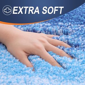 Alfombra de Baño de Microfibra de 17"x24" Súper Absorbente Antideslizante, Alfombra de Baño Gruesa y Afelpada, Lavable, para Hotel - Product Image 3