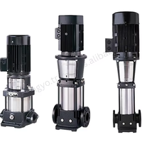 Pompe centrifuge verticale multi-étages Tsurumi TCR en acier inoxydable SUS304 pour l'approvisionnement en eau industriel et l'irrigation (à bride)