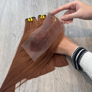 Cabello Virgen Vietnamita Liso Color Castaño Claro, Cabello Humano de Lujo, Super Double Draw, Envío Rápido desde Fábrica, Super Draw - Product Image 5