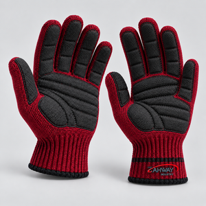 Nuevos guantes de algodón para invierno con tela acogedora, aislamiento térmico, ajuste cómodo, diseño flexible, puños acanalados para clima frío - Product Image 4