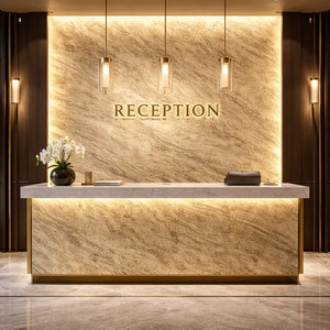 Arctic Translucent Stone Veneer Icy White Light Diffusion Finish for Backlit Interior Walls Ceilings Landscape Modern Decorative - Product Image 1