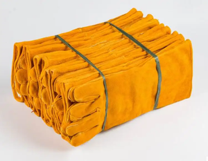 Gants de soudage en cuir de vachette de qualité supérieure, confortables, résistants à la chaleur et au feu, gants de sécurité pour soudeurs - Product Image 5