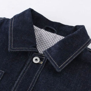 Econex Sports Men's Denim <b>Jacket</b> Utility Style Button Front Regular Fit Solid Color Cotton Fabric Topstitch Pockets Breathable - Product Image 3