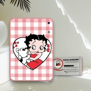 Plaque magnétique en acrylique pour extensions de cils, motif cœur Betty Boop, diamant solide, carré, fleur, marque privée, outils pour pose de cils - Product Image 2
