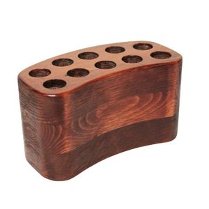 Wooden Pen Holder <b>Cube</b> Pencil Cup Geometric Desk Organizer Office School <b>Table</b> Accessory - Product Image 2