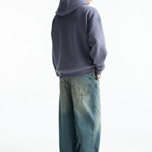 Sudadera con Capucha Extra Grande para Hombre, Color Lila Francés, Forro Polar Térmico de Invierno con Bolsillo con Solapa y Cuello con Capucha, Talla XL, Precio al por Mayor - Product Image 2