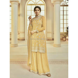 Conjunto de 3 Piezas Listo para Usar: Kurti Plazzo con Dupatta para Moda India y Pakistaní ¡Próximamente en Tiendas! - Product Image 6