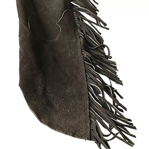 Best Quality Genuine Cowhide <b>Leather</b> Western <b>Chaps</b> Training Buckle Slim Classic Fit suede <b>leather</b> western <b>chaps</b> - Product Image 3