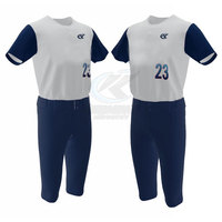 Nouvelle conception d'uniformes de baseball personnalisés pour hommes adultes, fabriqués en tissu 100% polyester de haute qualité avec une coupe respirante et confortable