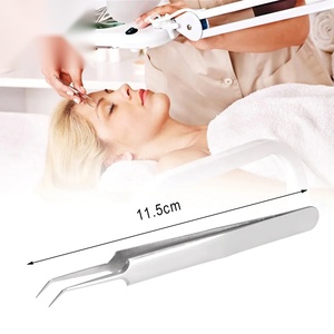แหนบสแตนเลสปลายเรียบสำหรับติดขนตาปลอม ความยาว 10 มม. - Product Image 5