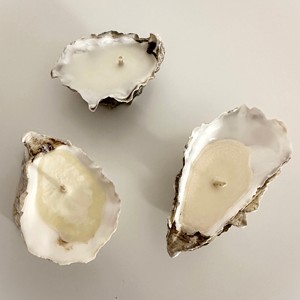 เทียนเปลือกหอยธรรมชาติราคาถูก ทำมือ ตกแต่งธีมชายหาด - Product Image 1