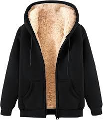Men's Heavyweight Full-Zip Hoodie – Winter <b>Fleece</b> <b>Jacket</b> with <b>Thick</b> Sherpa Lining & Kangaroo Pockets - Product Image 3