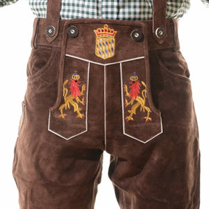 Pantalones Cortos de Cuero Bávaros Trachten Alemanes Personalizados al por Mayor para Hombre, de Alta Calidad Digital para Actividades al Aire Libre - Nueva Temporada - Product Image 2