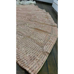 Lehenga Choli traditionnel chinois de créateur pour les fêtes, avec dupatta à volants en organza - Product Image 2