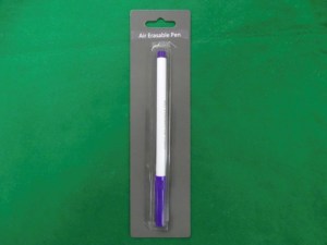 Stylo de marquage pour broderie effaçable à l'eau HC0056, garantie de qualité, bleu, soluble dans l'eau, plastique pour vêtements et quilting - Product Image 2