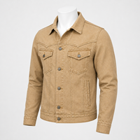 Veste en jean d'hiver pour homme de haute qualité, tissu 100% coton durable, écologique, coupe-vent, coupe confortable, design élégant, décontractée