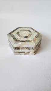 Boîte en bois incrustée de nacre pour bijoux, cadeau de Noël, protection des bijoux, vente chaude, écologique - Product Image 3