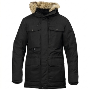 Premium Hooded Wax Cotton <b>Jackets</b> Custom Casual Outdoor Windproof Warm Durable Full <b>Lightweight</b> Comfortable Front <b>Mens</b> Womens - Product Image 1