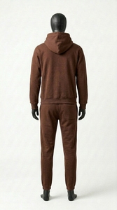 Ensemble de survêtement à capuche de couleur unie, tenue de sport streetwear - Product Image 4