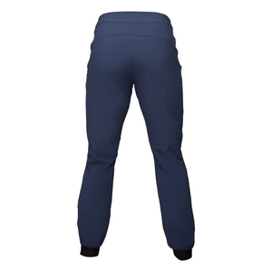 Pantalon de VTT BMX imperméable, respirant, séchage rapide, 220g polyester coton, bleu marine, coupe droite, poids moyen - Product Image 2