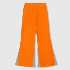 Pantalones de hombre personalizados, ligeros, casuales, de pierna ancha, ecológicos, transpirables, de felpa francesa, de doble cintura, rectos, lavados y acampanados - Product Image 2