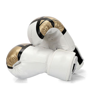 Gants de boxe en cuir personnalisables de haute qualité, fermeture à boucle, évacuation de l'humidité, respirants, unisexes, design personnalisé - Product Image 1