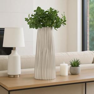 Vase décoratif de table en métal fait main moderne, résistant à la rouille, écologique, porte-fleurs pour le bureau, la maison et la décoration intérieure - Product Image 4