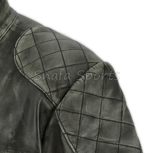 Chaqueta de Cuero Premium para Hombre, Prenda Exterior Elegante y a la Moda, Chaqueta de Invierno a Precio de Mayoreo con Logotipo Personalizado - Product Image 3