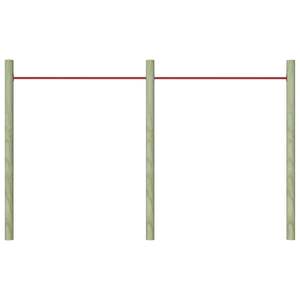 2pcs 49.2\" Steel Red Horizontal <b>Bars</b> for Turning Premium Product for Exercise and Fitness - Product Image 3