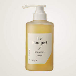 Champú para cabello negro Dexe, perfume Months and Days Care Shampoo Le Bouquet, botella de plástico de 500 ml, bouteille shampooing - Product Image 1