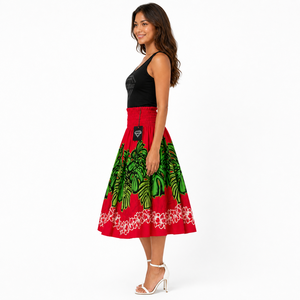 Robe longue florale personnalisée pour femme, style hawaïen, automne, décontractée, légère, 100 % coton, pour vacances tropicales à la plage ou sur l'île, prix de gros - Product Image 2