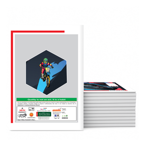 Cuaderno Escolar A4 Hawamahal, 144 Páginas, 60 GSM, con Cubierta Deportiva de Bicicleta para Estudio y Escritura - Product Image 2