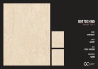 Porcelaine Big Marble Look Carreaux Taille 1200x1600mm Épaisseur 15 mm Carreaux de porcelaine émaillés à corps crème Collection moderne brillante