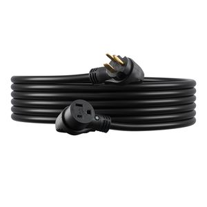 Cable de Extensión para Generador de 50 Amperios, 250V, 12500W, 25 Pies, Cable de Alimentación de Alta Resistencia 6AWG con NEMA 50R y 50P, Compatible con Soldadoras Flexibles - Product Image 6