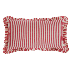 Funda de Cojín de Algodón Rojo y Blanco Más Vendida para Decoración del Hogar, Disponible en Múltiples Colores, Tamaños y Diseños Contemporáneos - Product Image 1