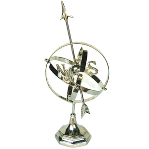 Armillario de latón para decoración del hogar, esfera náutica con base, precio más bajo y alta calidad - Product Image 6