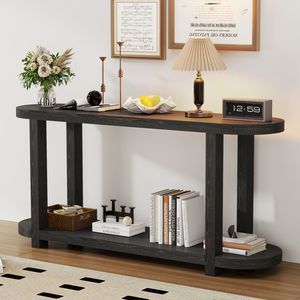 Mesa Consola Moderna Minimalista U_STYLE con Chapa de Fresno, Diseño de Escritorio Optimizado para Salas de Estudio, Entradas o Pasillos - Product Image 2