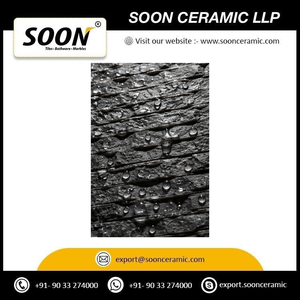 SOON CERAMIC Prix direct usine, grande dalle de dolomite noire polie, finition chisellée et lisse, design 3D moderne et écologique - Product Image 4