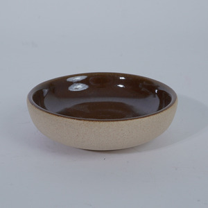 Plato de Cerámica de Gres con Esmalte Reactivo Marrón Crema para Salsas, Condimentos, Salsa de Soya, para Restaurantes Japoneses y Hoteles, Libre de BPA - Product Image 2