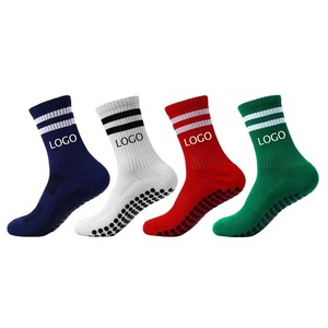 Custom Logo Athletic Sports Football <b>Socks</b> Custom Grip Soccer Grip <b>Socks</b> Performance <b>Men</b> Women Non-slip <b>Socks</b> Multicolor - Product Image 2