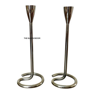 Christmas Decorating Item Wholesale Supplier Candle Holder Excellent Quality Set Of 2 Concrete Unique Candle Jar <b>Top</b> Designer - Product Image 1