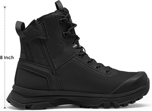 Botas de Caza Elegantes de Cuero con Diseño Táctico, Transpirables, Resistentes, Ligeras e Impermeables para Exteriores - Product Image 6