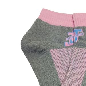 Chaussettes basses grises pour femmes, douces, respirantes, décontractées, confortables, en tricot extensible, accessoires de chaussures - Product Image 4