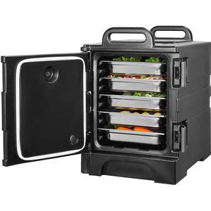 81QT Insulated <b>Food</b> Pan Carrier Stackable Catering Dishbox Chafing Dish <b>Cooler</b> Bag - Product Image 1