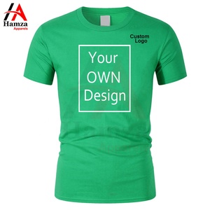Venta al por mayor blanco 100% algodón cuello manga corta ecológico transpirable secado rápido camiseta para hombres diseño personalizable Logo Hamza - Product Image 2
