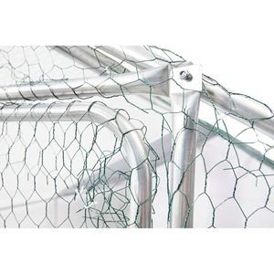XPT035 poulailler extérieur grand espace 20*10 * 6FT 3 unités pour usage agricole Cage pour animaux en métal Durable - Product Image 3