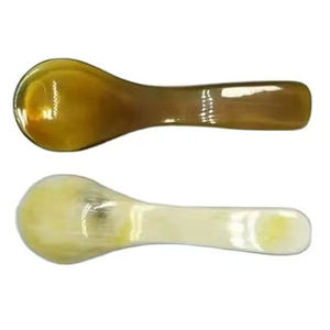 Juego de Cucharas para Ensalada Ovaladas Hechas a Mano, Ecológicas, Aptas para Lavavajillas, Recubiertas de Resina, Accesorios de Cocina Modernos, Diseño de Dos Tonos - Product Image 2