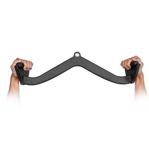 Accessorio a V per Macchina Allenamento Braccia, Barra per Trazioni Tricipiti, per Macchina a Cavi, per Allenamento Schiena, Rivestito in Gomma, Uso Palestra - Product Image 3